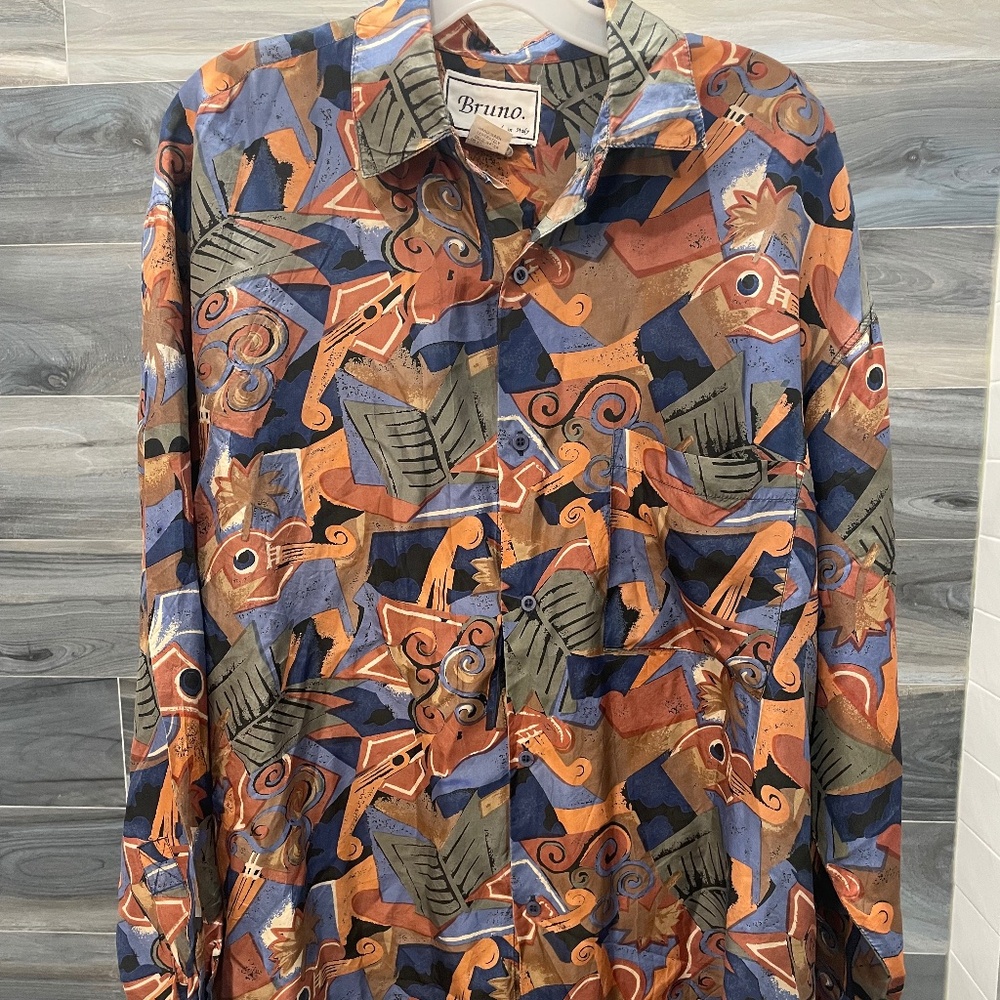 Italian Vintage 80’s Men’s Silk